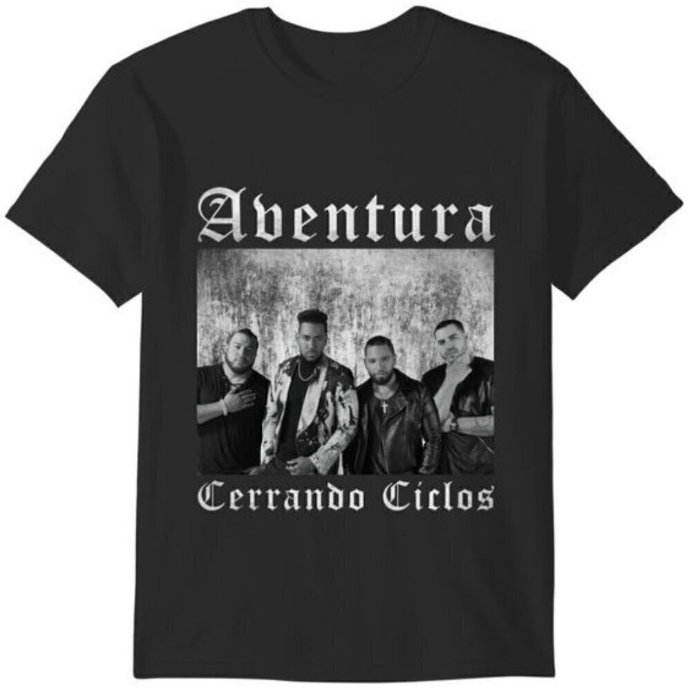 Aventura Cerrando Ciclos Tour Bachata Concert Music Fan T-Shirt